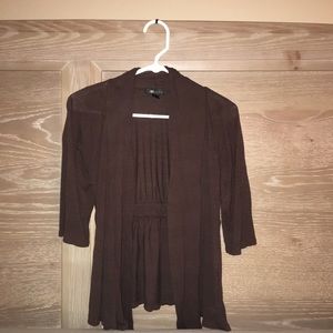 Brown cardigan